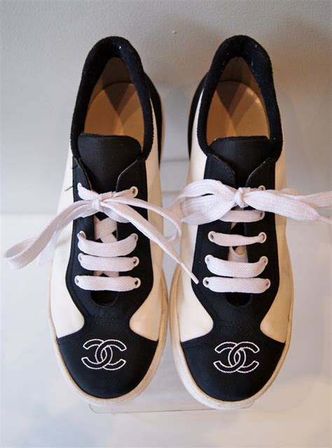 sneakers alte chanel|Chanel shoes canada.